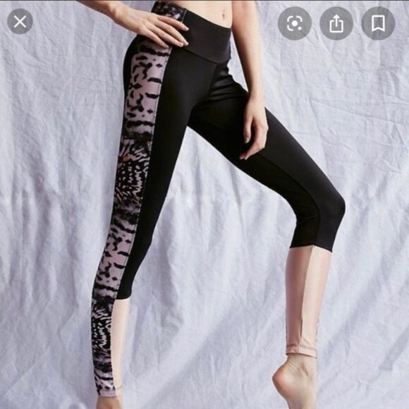 Free People FP Movement Onzie Womens XS Color Block Printed Full Length Leggings - Picture 9 of 9
